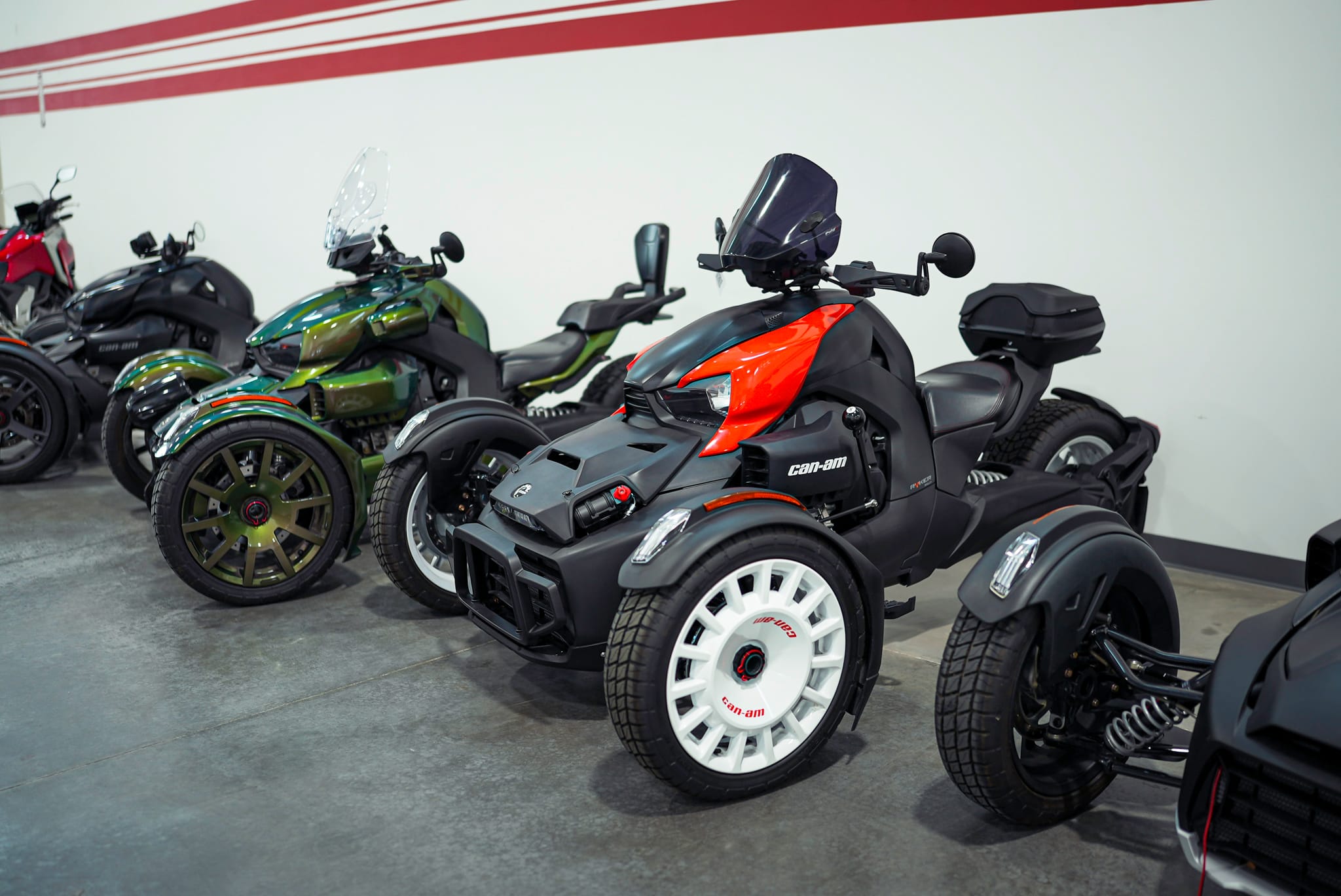 ATV in showroom
